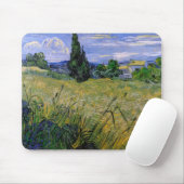 Green Wheat Field met Cypress van Van Gogh. Muismat (Met muis)
