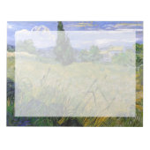 Green Wheat Field met Cypress van Van Gogh. Notitieblok (Voorkant)