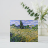 Green Wheat Field met Cypress van Vincent van Gogh (Staand voorkant)