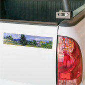 Green Wheat Field met Cypress van Vincent van Gogh Bumpersticker (Op Truck)