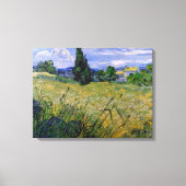 Green Wheat Field met Cypress van Vincent van Gogh Canvas Afdruk (Voorkant)