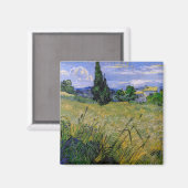 Green Wheat Field met Cypress van Vincent van Gogh Magneet (Voorkant / Achterkant)