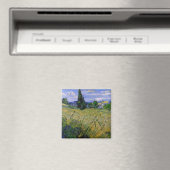 Green Wheat Field met Cypress van Vincent van Gogh Magneet (Insitu (Vaatwasser))