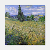 Green Wheat Field met Cypress van Vincent van Gogh Magneet (Voorkant)