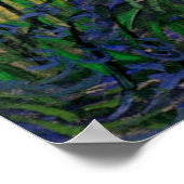 Green Wheat Field met Cypress van Vincent van Gogh Poster (Hoek)