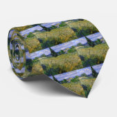 Green Wheat Field met Cypress van Vincent van Gogh Stropdas (Opgerold)