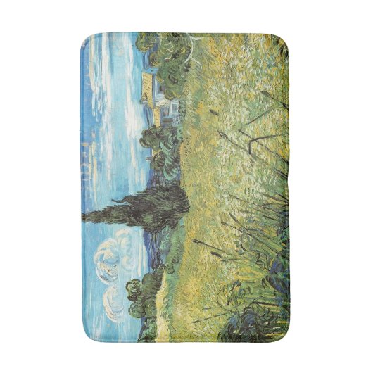 Green Wheat Field Vincent van Gogh Badmat (Voorkant Verticaal)