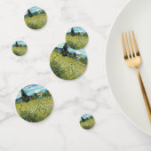 Green Wheat Field Vincent van Gogh Confetti (Groep)