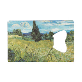 Green Wheat Field Vincent van Gogh Creditkaart Flessenopener