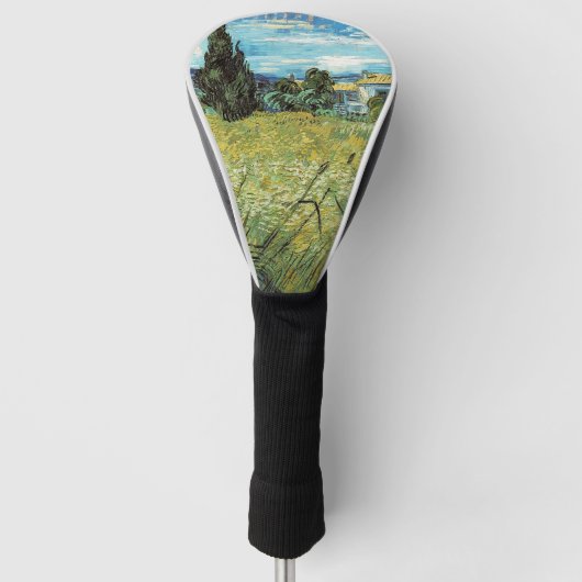 Green Wheat Field Vincent van Gogh Golfheadcover (Voorkant)