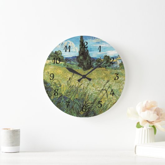 Green Wheat Field Vincent van Gogh Grote Klok (Huis)