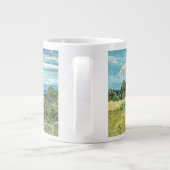 Green Wheat Field Vincent van Gogh Grote Koffiekop (Achterkant)