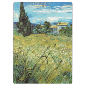 Green Wheat Field Vincent van Gogh Klembord (Achterkant)
