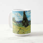 Green Wheat Field Vincent van Gogh Koffiemok (Voorkant links)