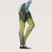 Green Wheat Field Vincent van Gogh Leggings (Rechts)