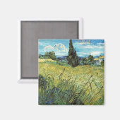 Green Wheat Field Vincent van Gogh Magneet (Voorkant / Achterkant)