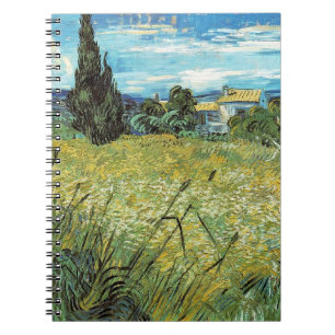 Green Wheat Field Vincent van Gogh Notitieboek