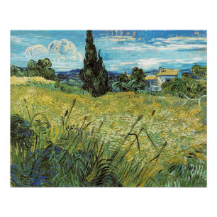 Green Wheat Field Vincent van Gogh Perfect Poster