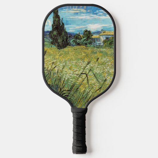 Green Wheat Field Vincent van Gogh Pickleball Paddle (Voorkant)
