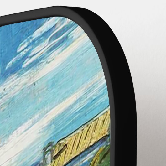 Green Wheat Field Vincent van Gogh Pickleball Paddle (Links Detail)