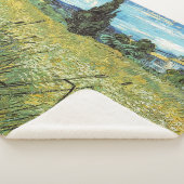 Green Wheat Field Vincent van Gogh Sherpa Deken (3/4)
