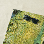 Green Wheat Field Vincent van Gogh Strandlaken (In situ)