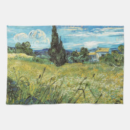 Green Wheat Field Vincent van Gogh Theedoek