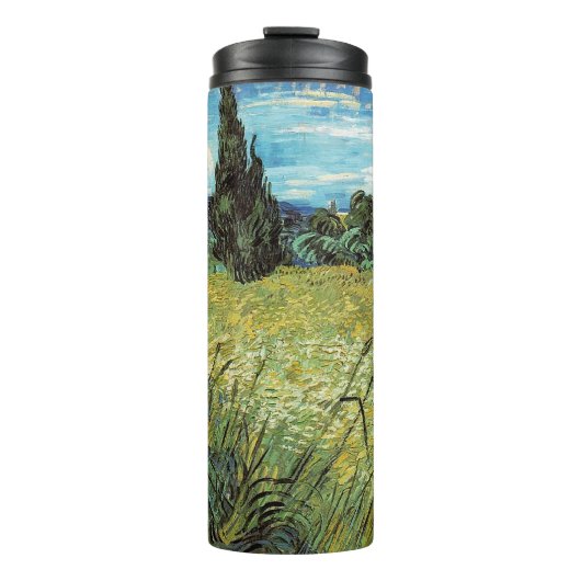 Green Wheat Field Vincent van Gogh Thermosbeker (Voorkant)