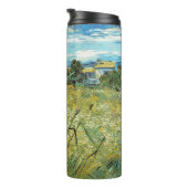 Green Wheat Field Vincent van Gogh Thermosbeker (Geroteerd rechts)