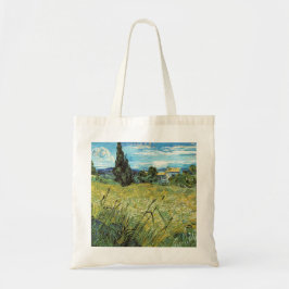Green Wheat Field Vincent van Gogh Tote Bag