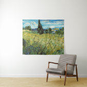 Green Wheat Field Vincent van Gogh Wandkleed (In Situ (horizontaal))