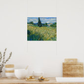 Green Wheat Field with Cypress 1889 by Vincent van Poster (Keuken)