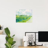 Green Wheat Fields Auvers (1890) door Vincent Poster (Thuiskantoor)