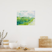 Green Wheat Fields Auvers (1890) door Vincent Poster (Keuken)