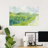 Green Wheat Fields, Auvers (1890) door Vincent Van Poster (Thuiskantoor)