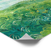 Green Wheat Fields, Auvers 1890 (Vincent van Gogh) Poster (Hoek)