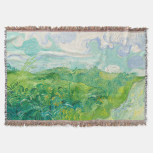 Green Wheat Fields auvers(F807) Van Gogh Fine Art Deken