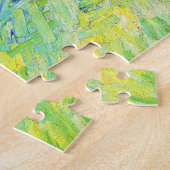 Green Wheat Fields Auvers Vincent van Gogh 1890 Legpuzzel (Zijkant)