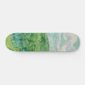 Green Wheat Fields Landscape Art Van Gogh Persoonlijk Skateboard (Horizontaal)