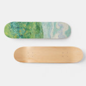 Green Wheat Fields Landscape Art Van Gogh Persoonlijk Skateboard (Horizontaal)