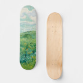 Green Wheat Fields Landscape Art Van Gogh Persoonlijk Skateboard (Voorkant)