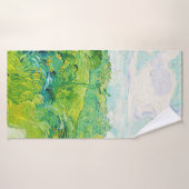 Green Wheat Fields, Van Gogh Badhanddoek (Badhanddoek)