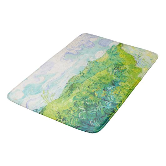 Green Wheat Fields, Van Gogh Badmat (Gekanteld)