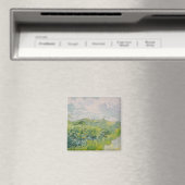 Green Wheat Fields - Van Gogh - c1889 Magneet (Insitu (Vaatwasser))