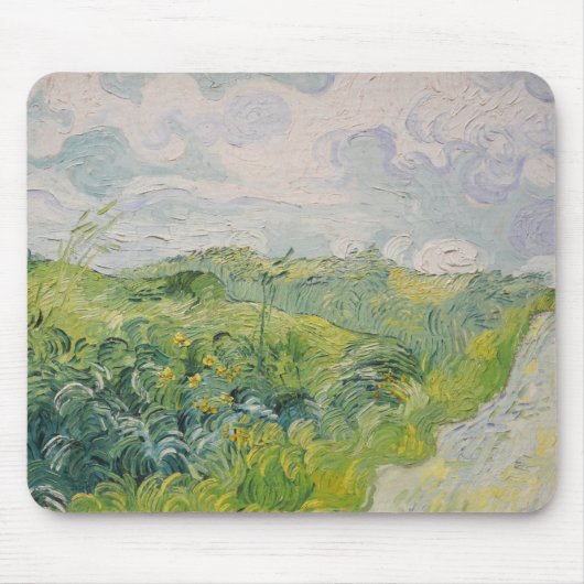Green Wheat Fields - Van Gogh - c1889 Muismat (Voorkant)