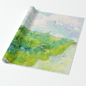 Green Wheat Fields, Van Gogh Cadeaupapier (Uitgerold)