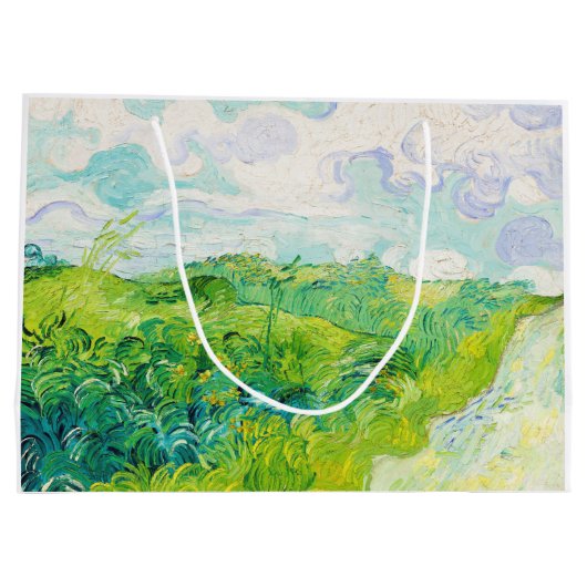 Green Wheat Fields, Van Gogh Groot Cadeauzakje (Achterkant)