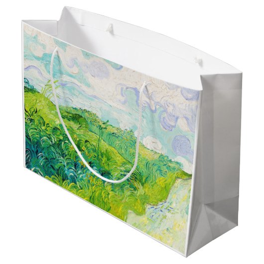 Green Wheat Fields, Van Gogh Groot Cadeauzakje (Achterkant Gekanteld)