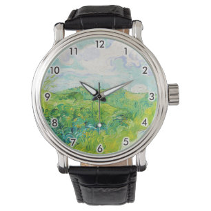 Green Wheat Fields, Van Gogh Horloge