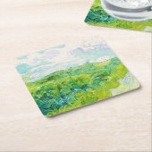 Green Wheat Fields, Van Gogh Kartonnen Onderzetters (Schuin)